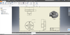 AutoCAD Inventor 3D drawing parts