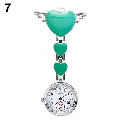 Cute Love Heart MULTI COLOR NURSE FOB WATCHES