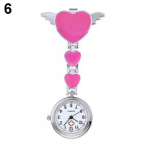 Cute Love Heart MULTI COLOR NURSE FOB WATCHES Free+Shipping Offer